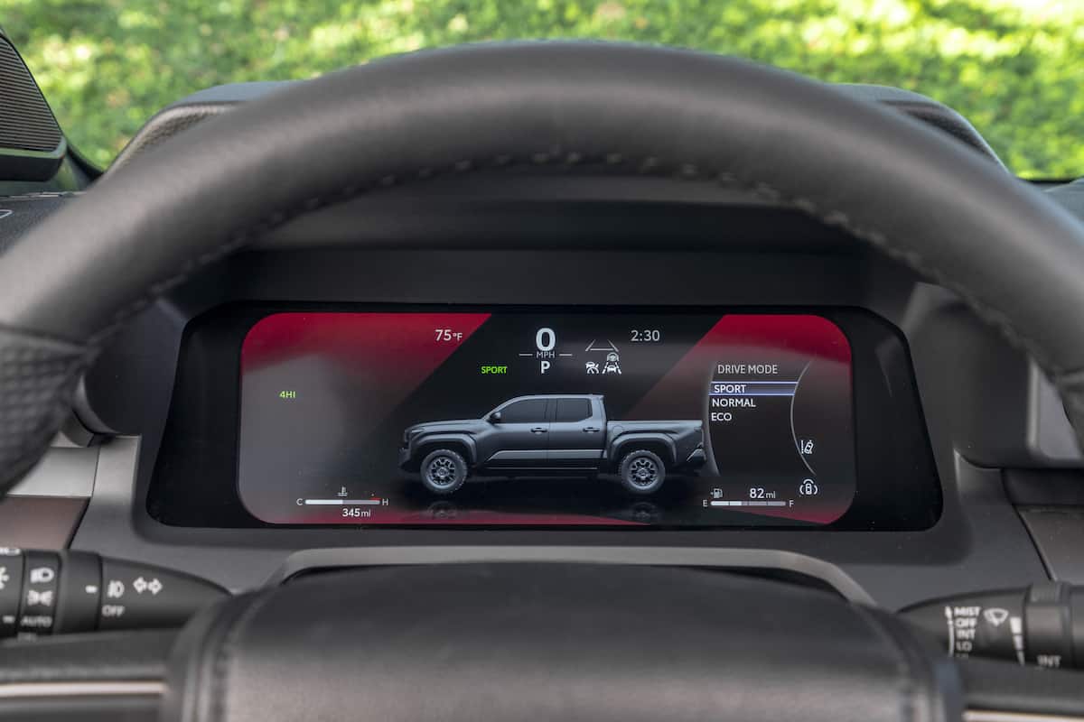 2024 Toyota Tacoma TRD Off Road digital gauge