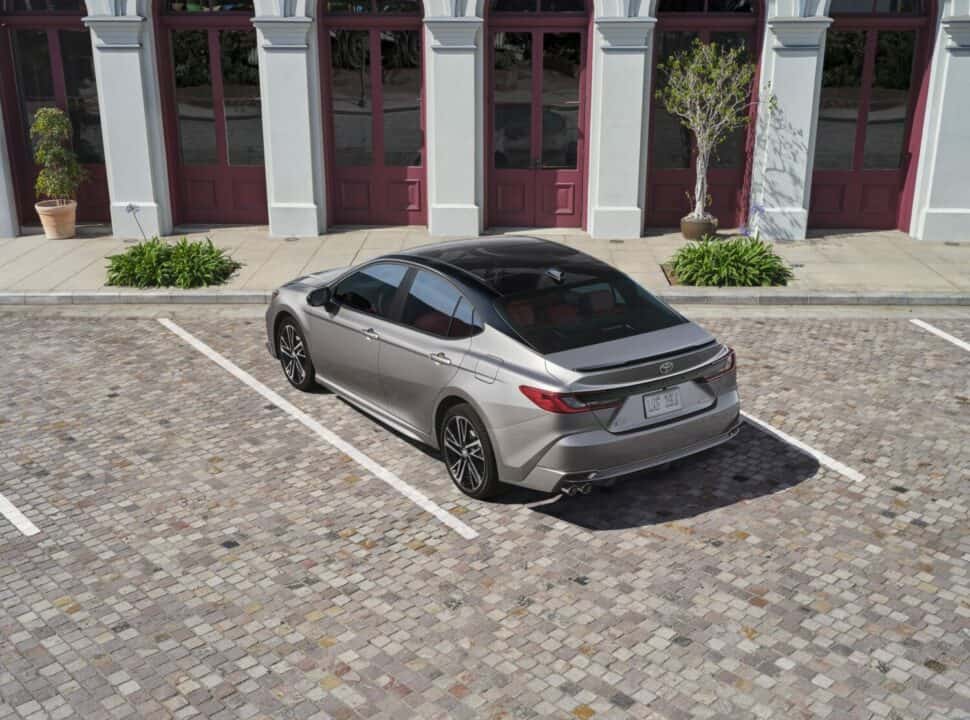 2025_Toyota-Camry_XSE top view parked on driveway