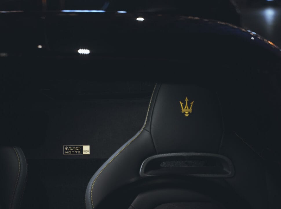 Maserati MC20 Notte Edition interior seats