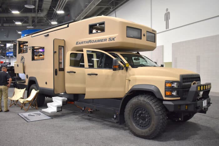 EarthRoamer SX on display at SEMA 2023