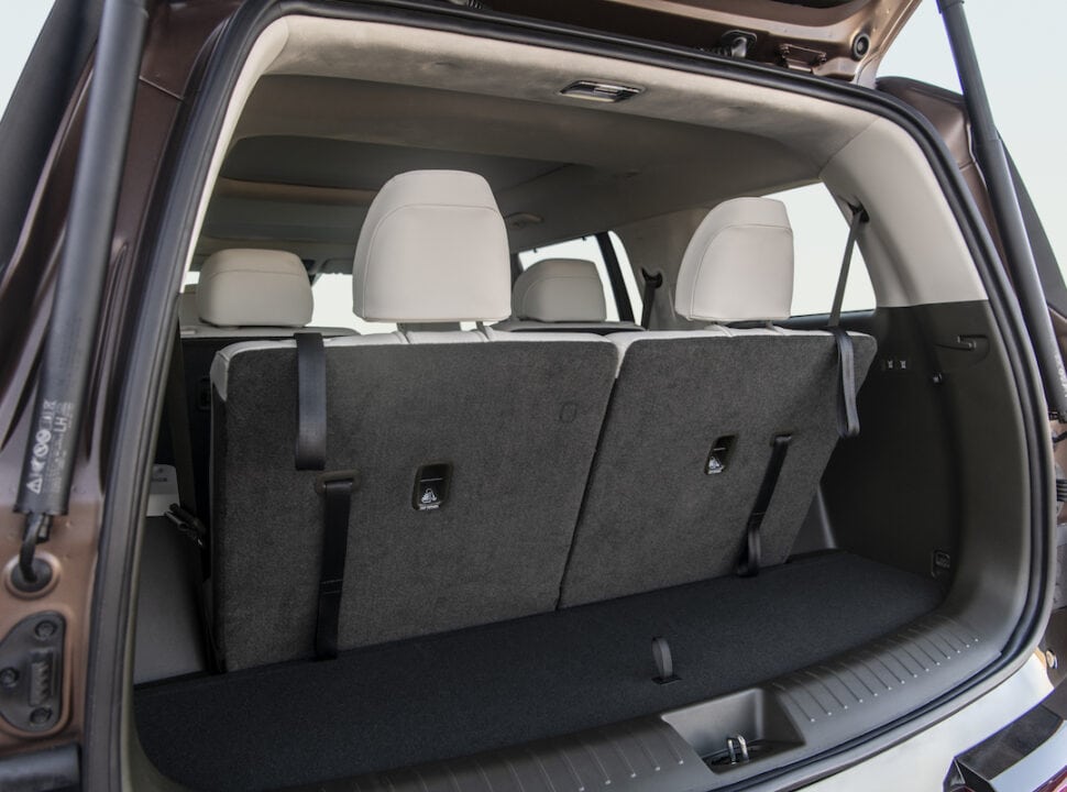 2024 Hyundai Santa Fe Calligraphy trunk space with all rows up