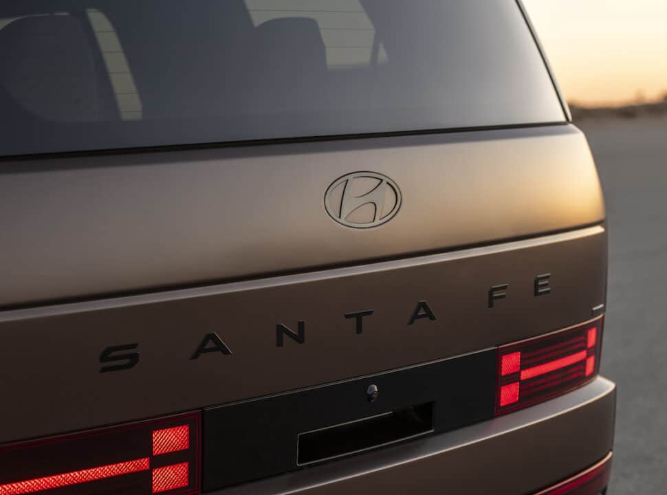 2024 Hyundai Santa Fe Calligraphy rear design