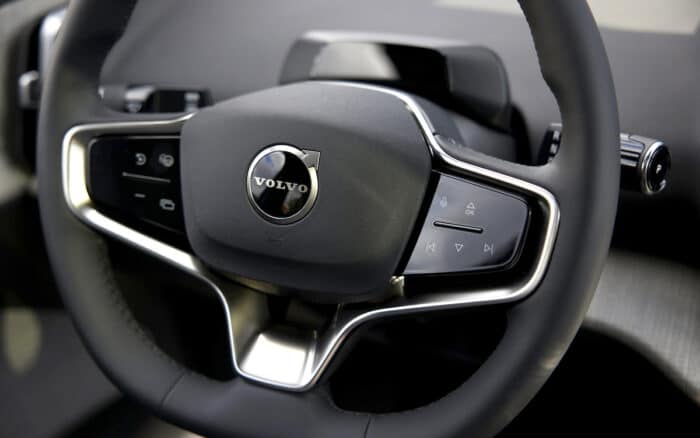 2025 Volvo EX30 interior steering wheel