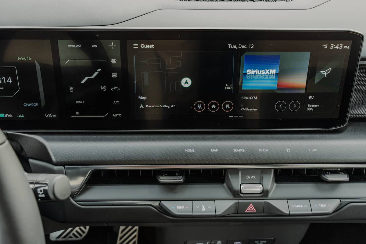 2024 Kia EV9 GT-Line interior touchscreen