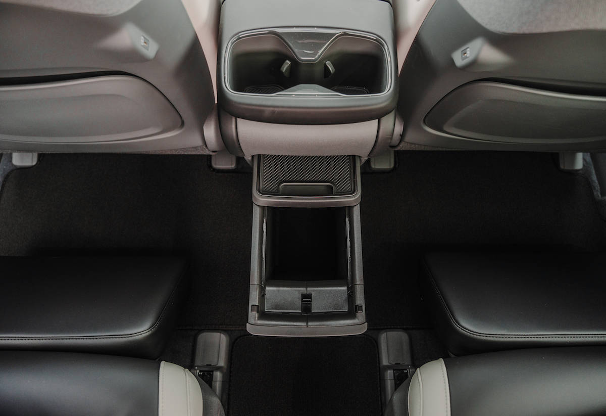 2024 Kia EV9 GT-Line interior centre storage at 2nd row