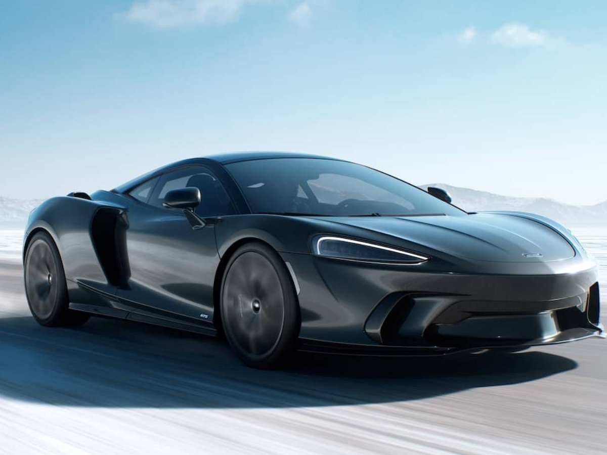 2024 McLaren GTS front driving fast