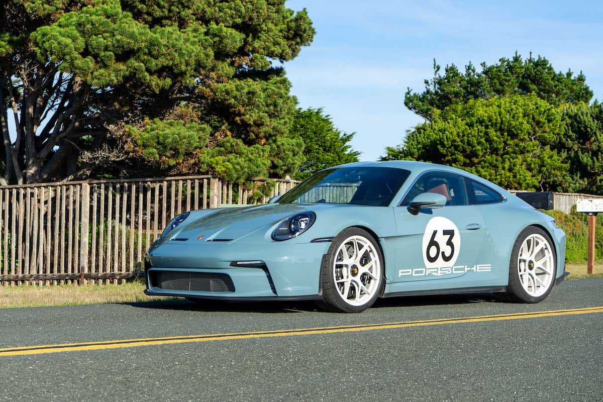 2024 Porsche 911 S/T parked outside on the road