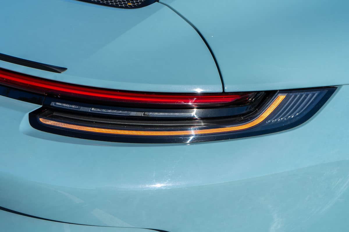 2024 Porsche 911 S/T taillight up close