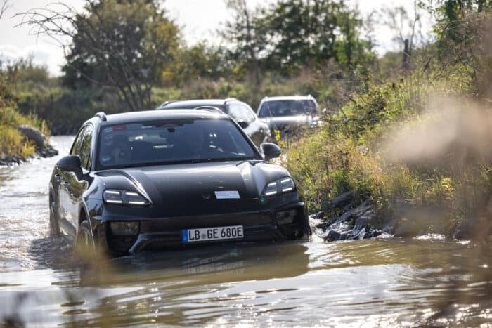 2024 Porsche Macan EV offroading