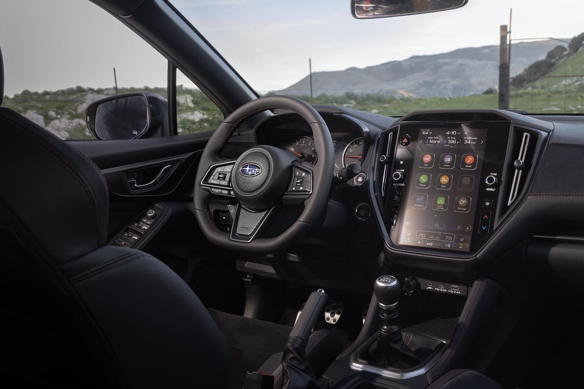 2024 SUBARU WRX TR interior front cabin