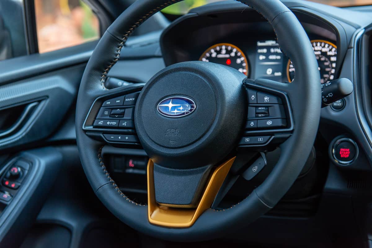 2024 Subaru Crosstrek Wilderness steering wheel