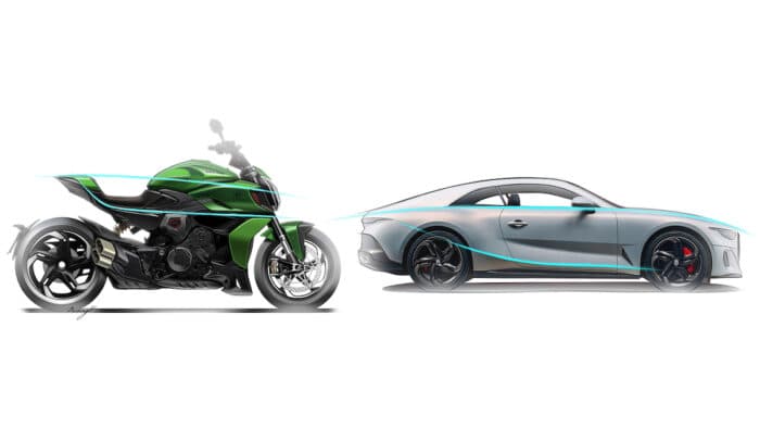 Ducati Diavel V4 for Bentley Motorcycle design renderings