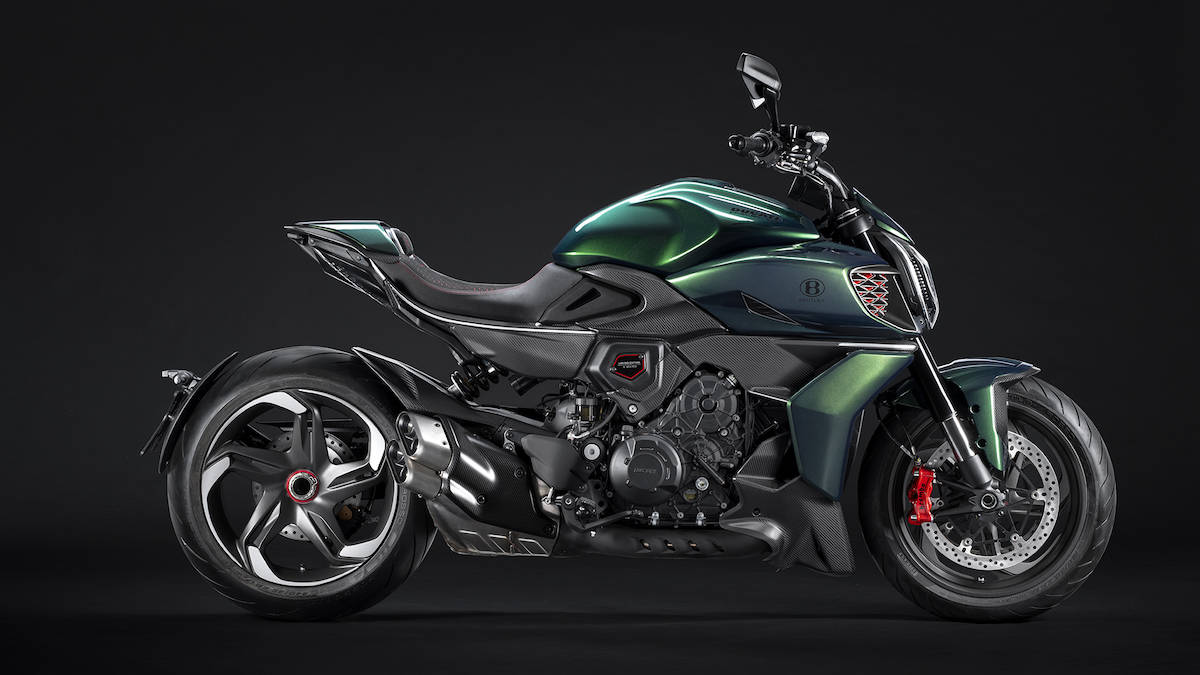 Ducati Diavel V4 for Bentley Motorcycle side view