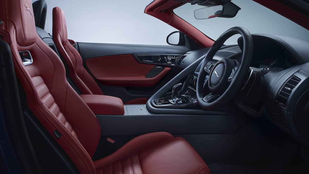 F-TYPE ZP EDITION convertible interior front