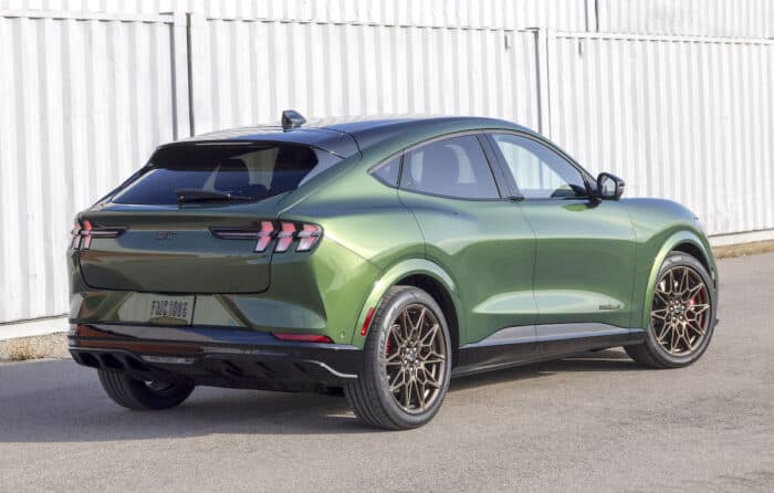 2024 Mustang Mach-E GT Bronze Appearance Package rear view