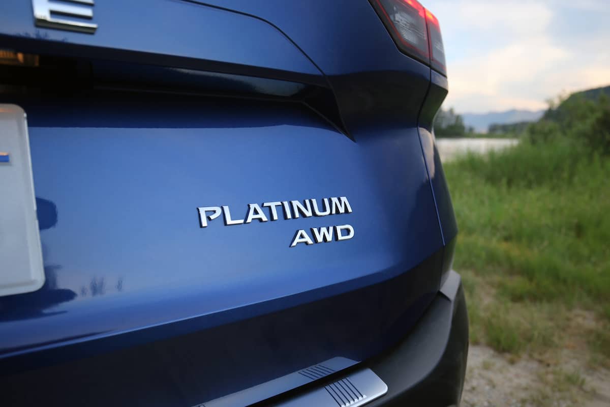 2023 Nissan Rouge Platinum AWD in Caspian Blue logo