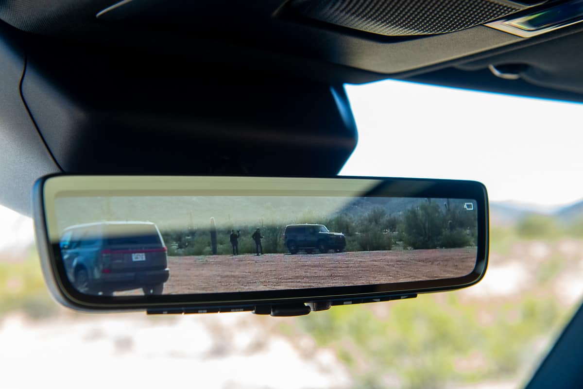 2024 Lexus GX 550 Overtrail interior rear view camera mirror