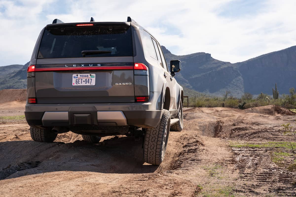 2024 Lexus GX 550 Overtrail rear off roading