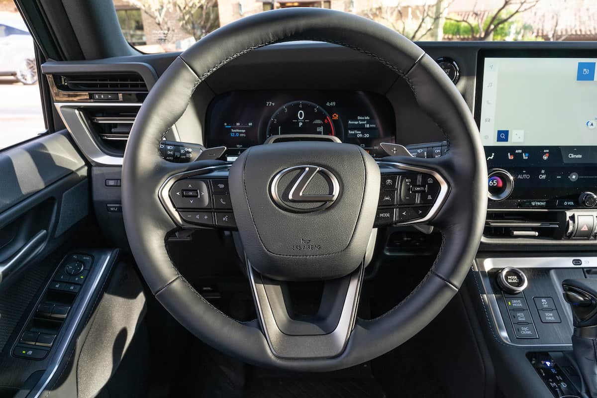 2024 Lexus GX 550 Overtrail interior steering wheel