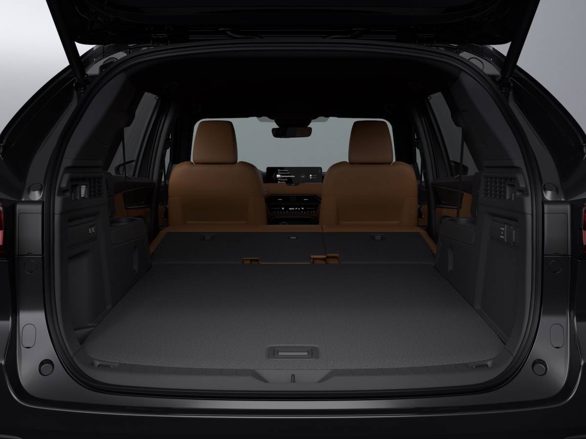 2025 Mazda CX-70 rear cargo trunk with 2nd 3rd seats down