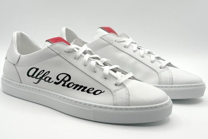 Alfa Romeo X GREATS Limited-Edition Sneakers front profile