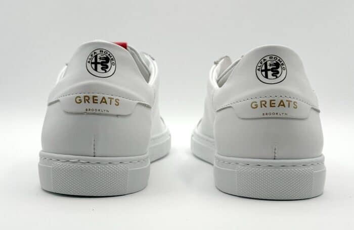 Alfa Romeo X GREATS Limited-Edition Sneakers back profile