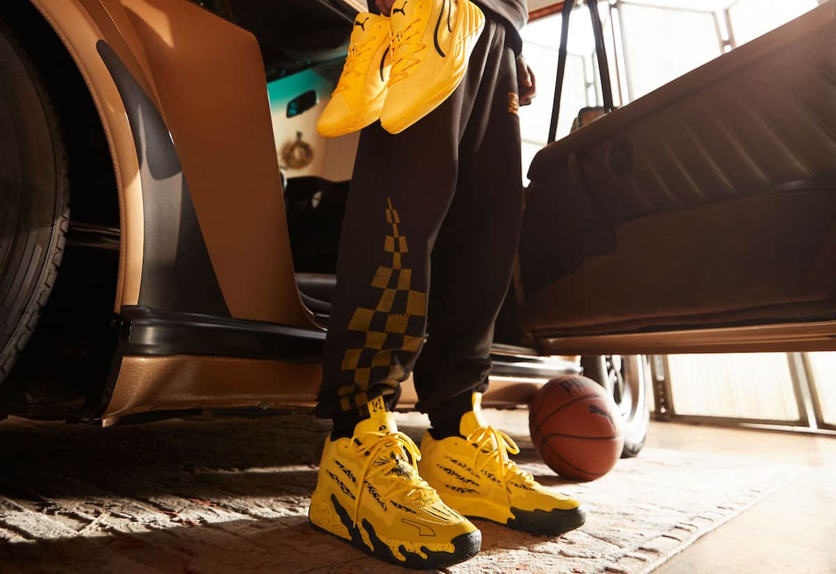 Puma X Porsche Collection with Puma Hoops and LaMelo Ball