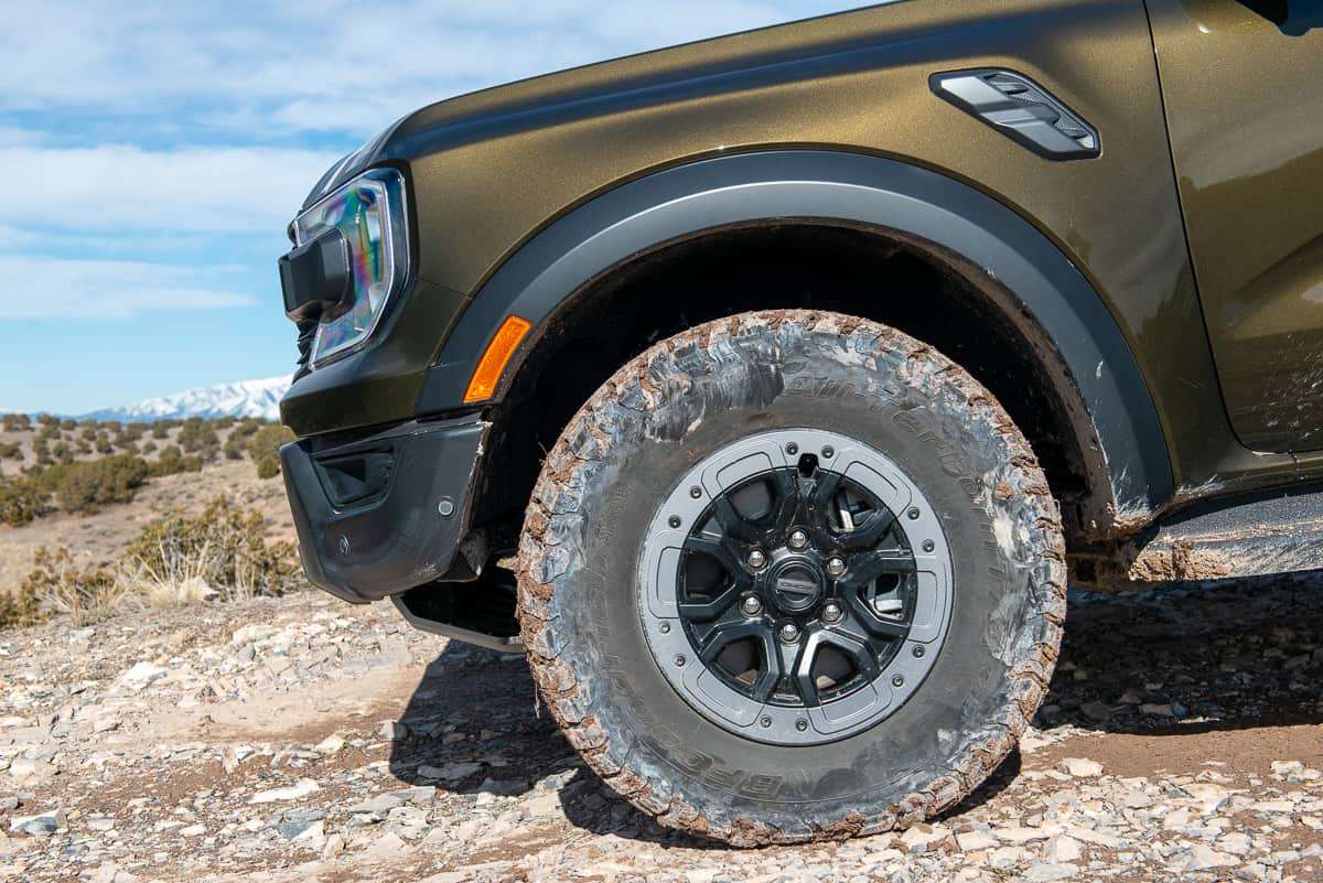 Ford Ranger Raptor front wheels