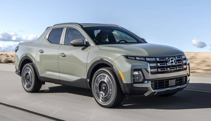2026 Hyundai Santa Cruz front driving