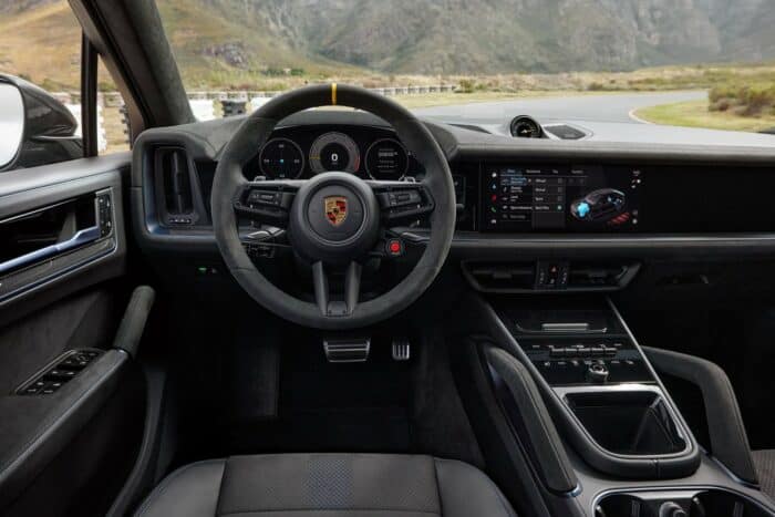 Cayenne Turbo GT front cabin interior