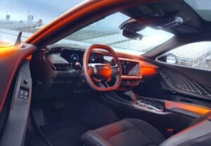 Inside the 2024 Dodge Charger Daytona Scat Pack.