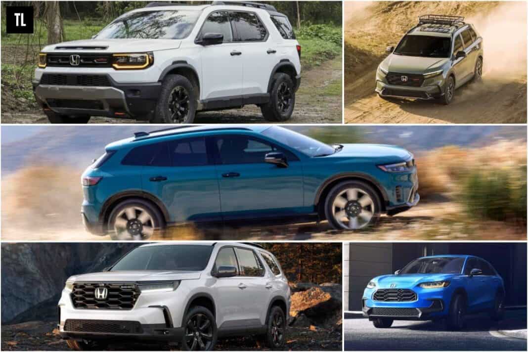 Honda SUV Models smallest to biggest