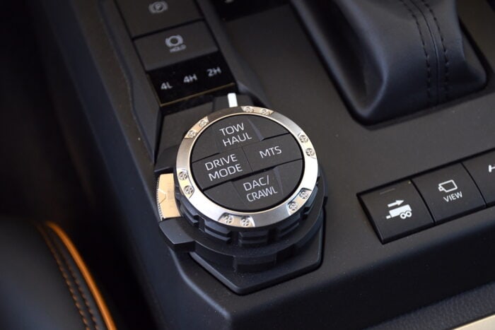 2024 Toyota Tacoma Hybrid i-Force-Max tow haul, drive modes, MTS, and Dac/Crawl dial