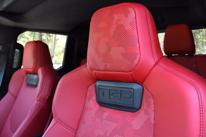 2024 Toyota Tacoma Hybrid i-Force-Max TRD Pro front seats
