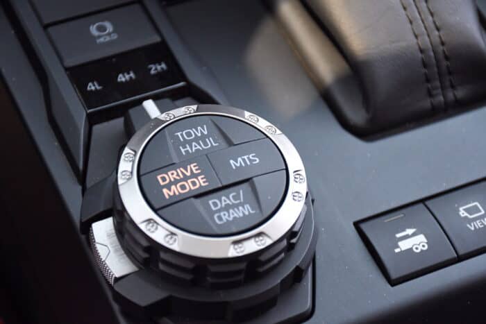 2024 Toyota Tacoma Hybrid i-Force-Max Drive Mode activated