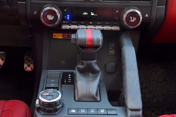 2024 Toyota Tacoma Hybrid i-Force-Max TRD Pro gear shifter