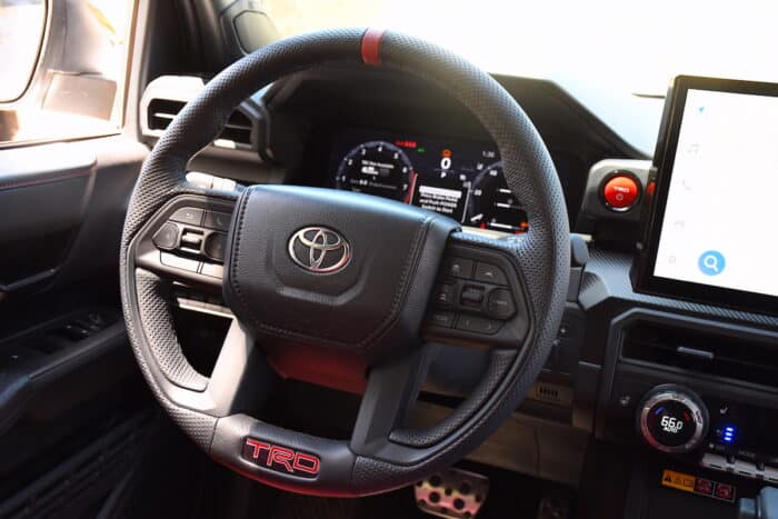 2024 Toyota Tacoma Hybrid i-Force-Max TRD Pro steering wheel