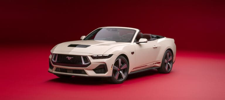 Ford Mustang 60th Anniversary Package front studio shot