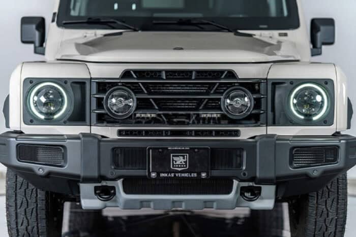 INKAS Armored INEOS Grenadier grill