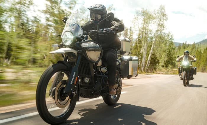 2024 Royal Enfield Himalayan 450 on the road