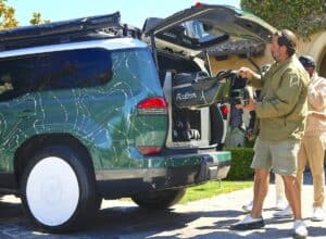 2024 Lexus GX 550 Malbon Edition golf storage