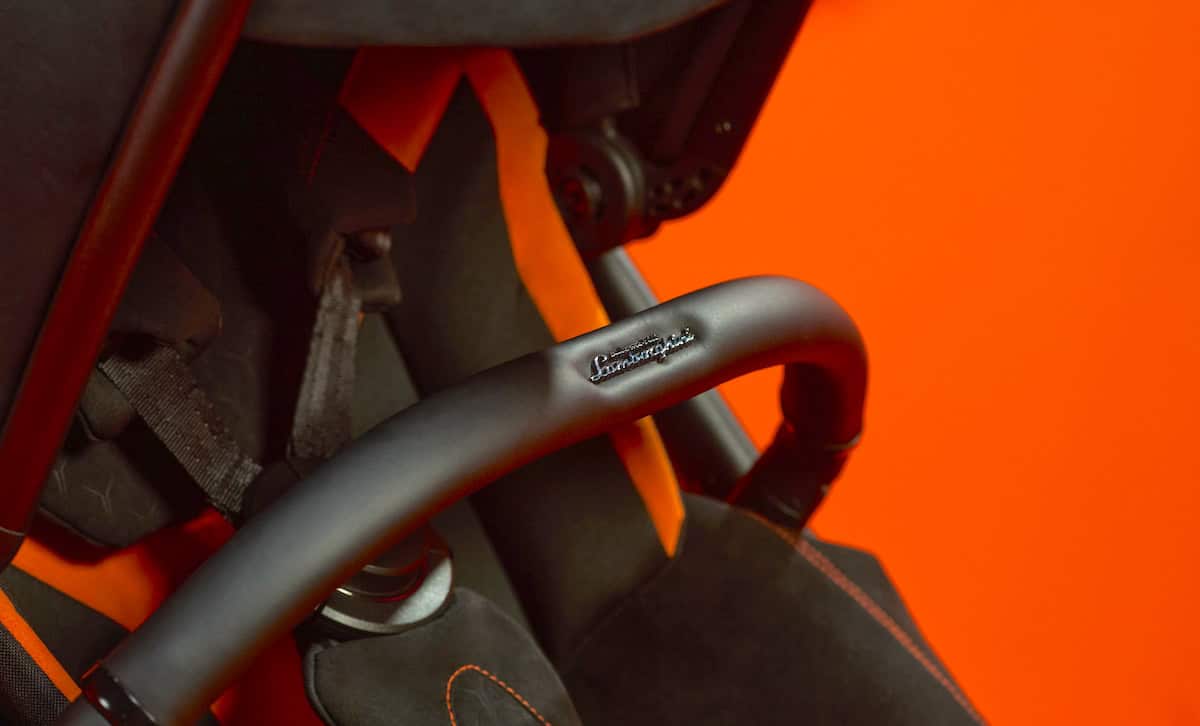 Reef AL Arancio Silver Cross X Lamborghini Stroller handle