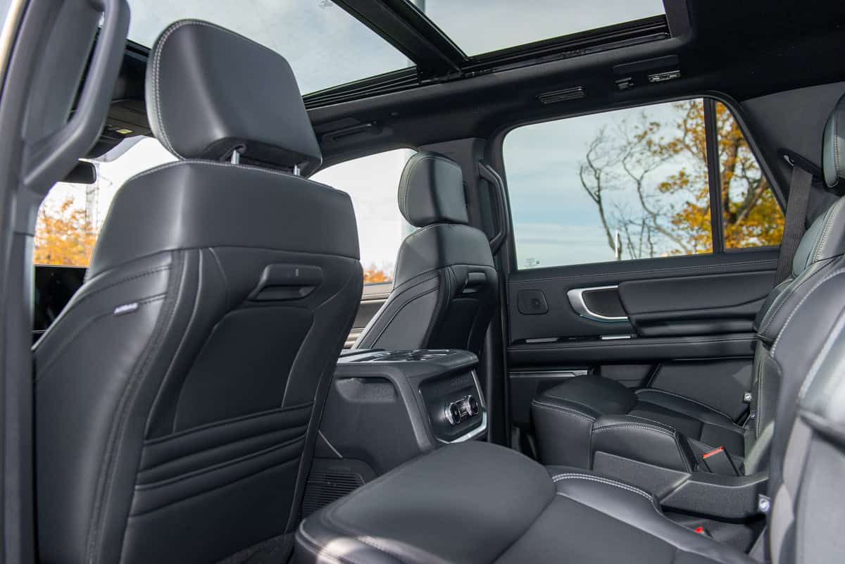 Preproduction 2025 Ford Expedition Platinum interior