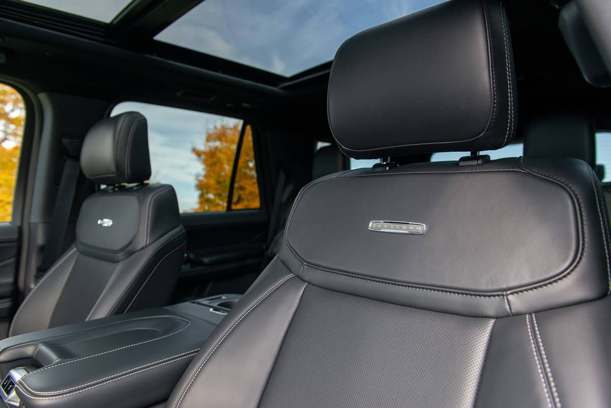 Preproduction 2025 Ford Expedition Platinum interior