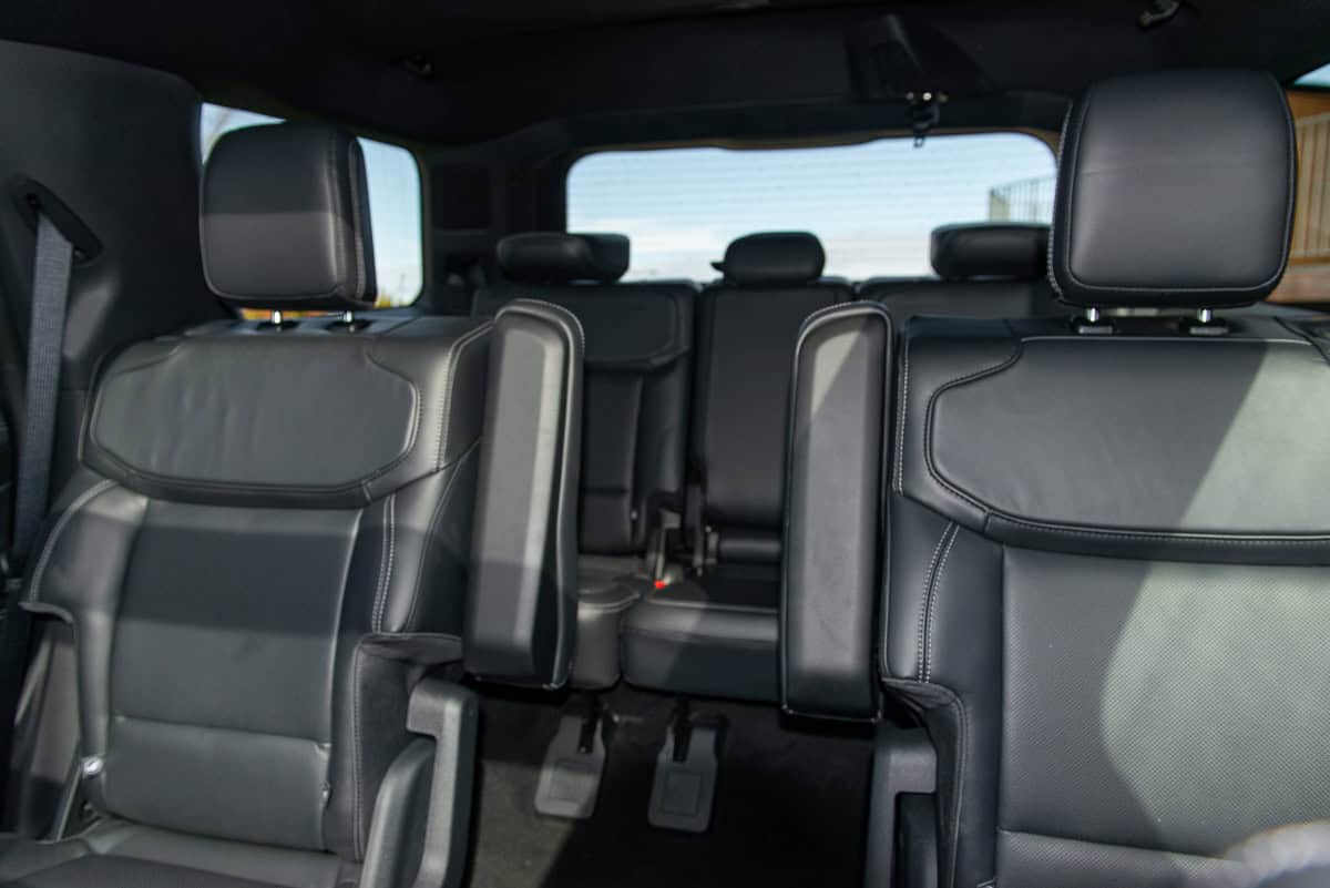 Preproduction 2025 Ford Expedition Platinum interior