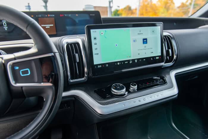 Preproduction 2025 Ford Expedition Platinum interior