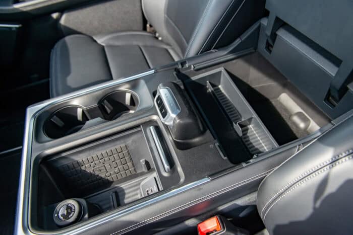 Preproduction 2025 Ford Expedition Platinum power console