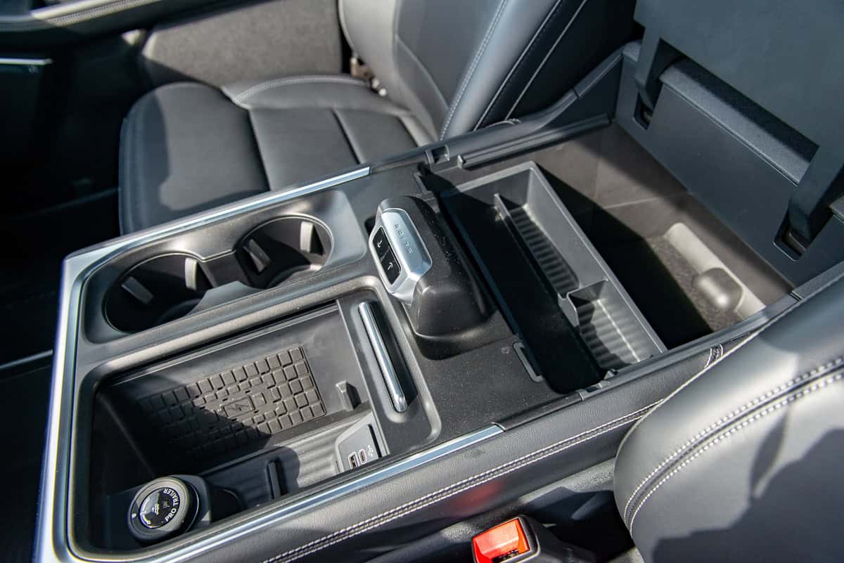 Preproduction 2025 Ford Expedition Platinum power console