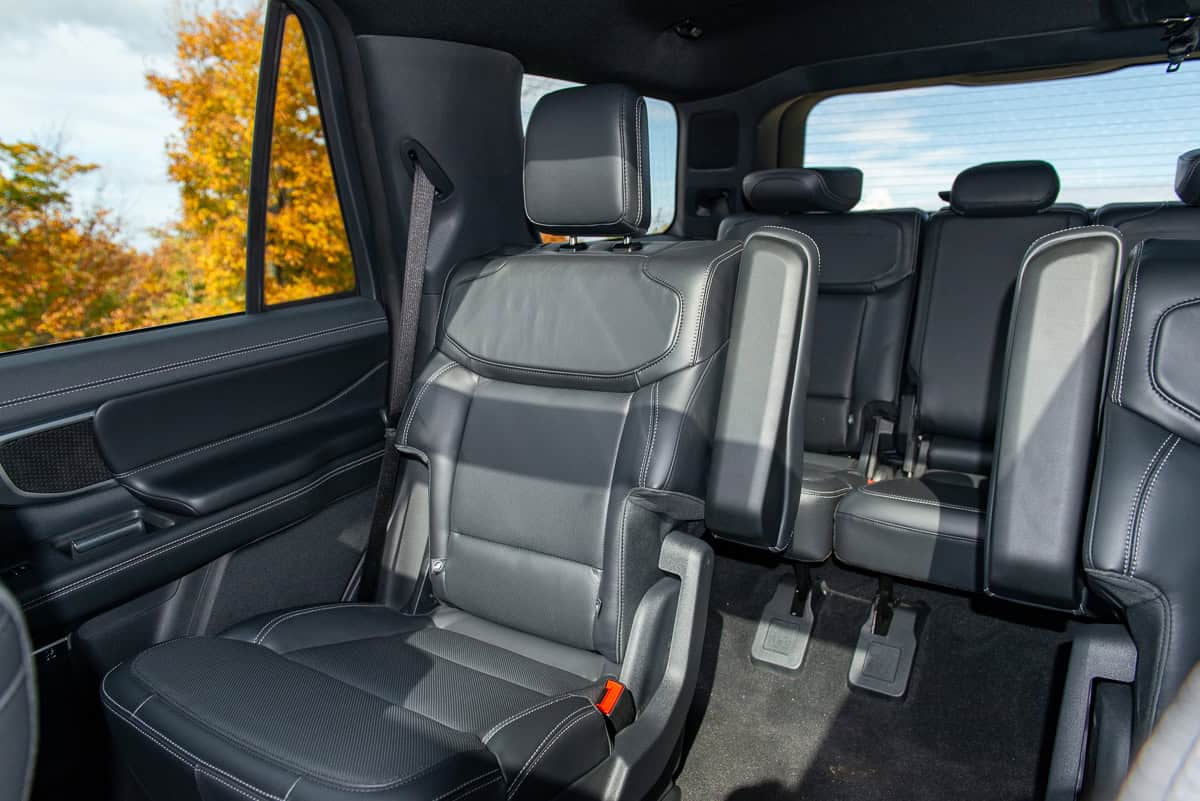Preproduction 2025 Ford Expedition Platinum interior