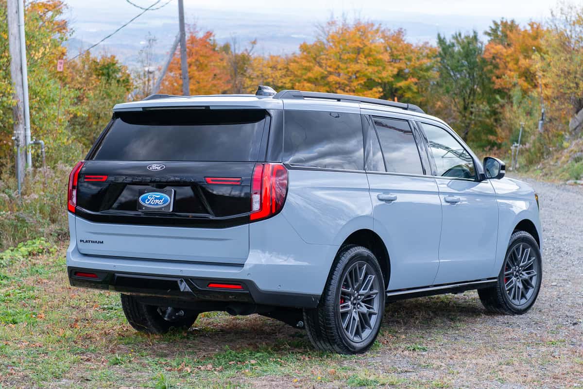 Preproduction 2025 Ford Expedition Platinum rear